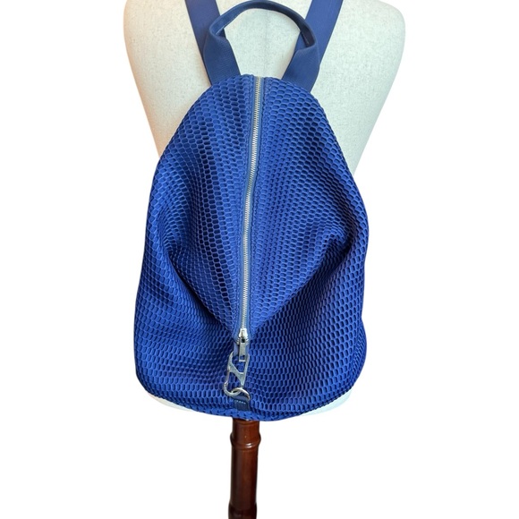 ASOS Handbags - ASOS Lifestyle Mesh Dog Clip Blue Backpack - EUC